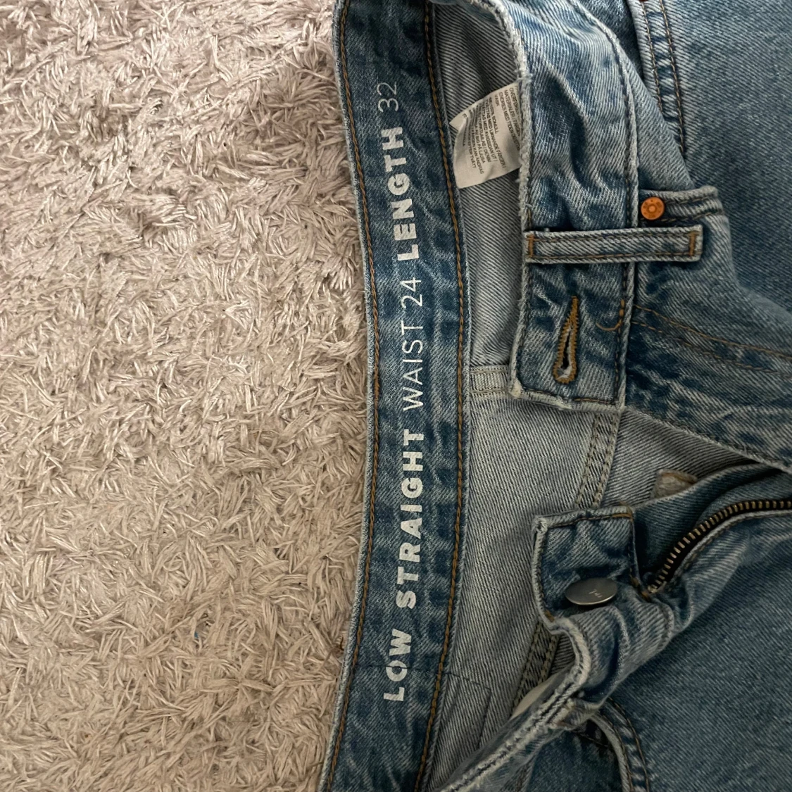 Low straight jeans  - 90