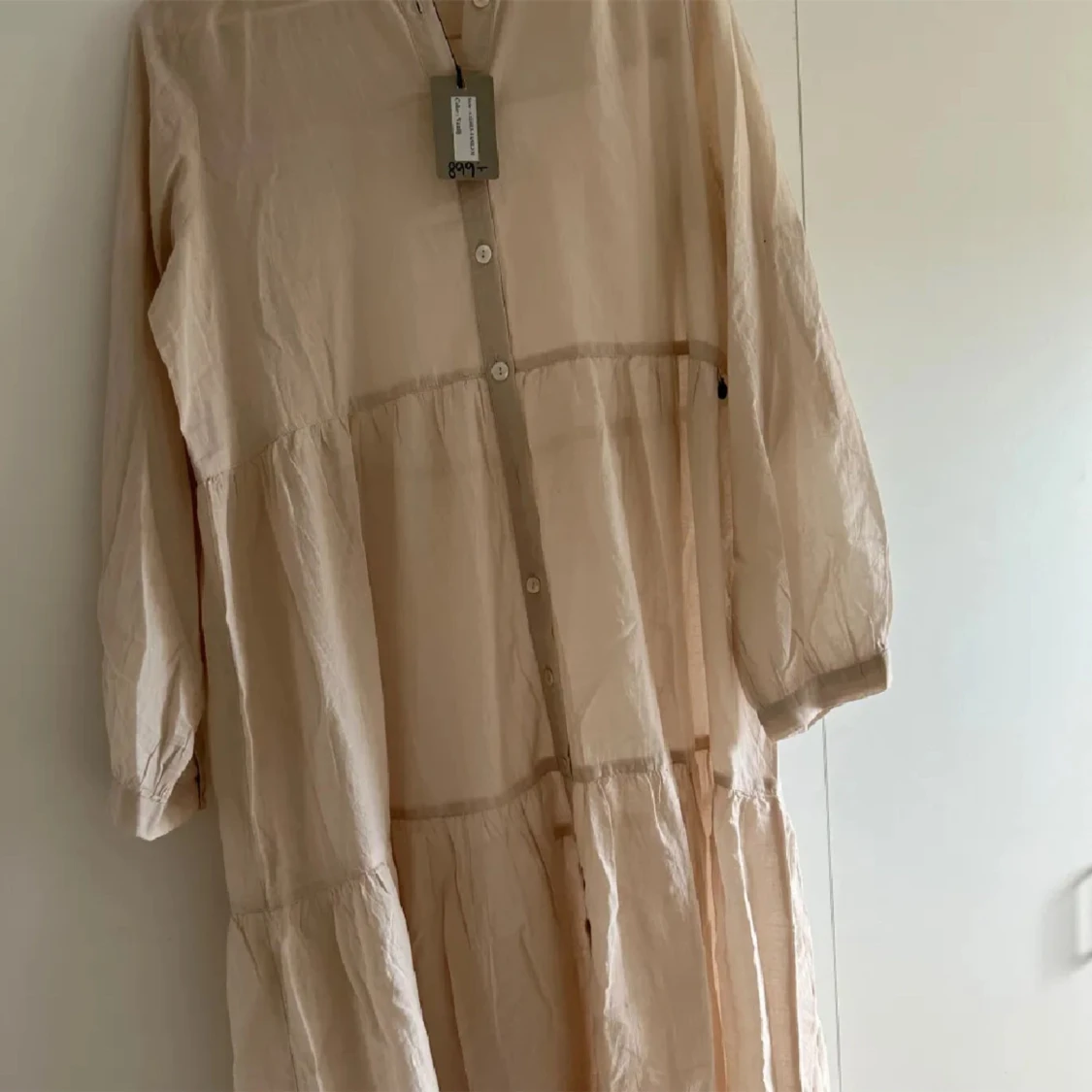 Ljusrosa långklänning - 91