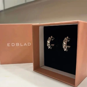 Silverörhängen från Edblad - Snygga och stilrena silverörhängen från Edblad. De har en cool design med små geometriska former som ger en modern touch. Perfekta för både vardag och fest!