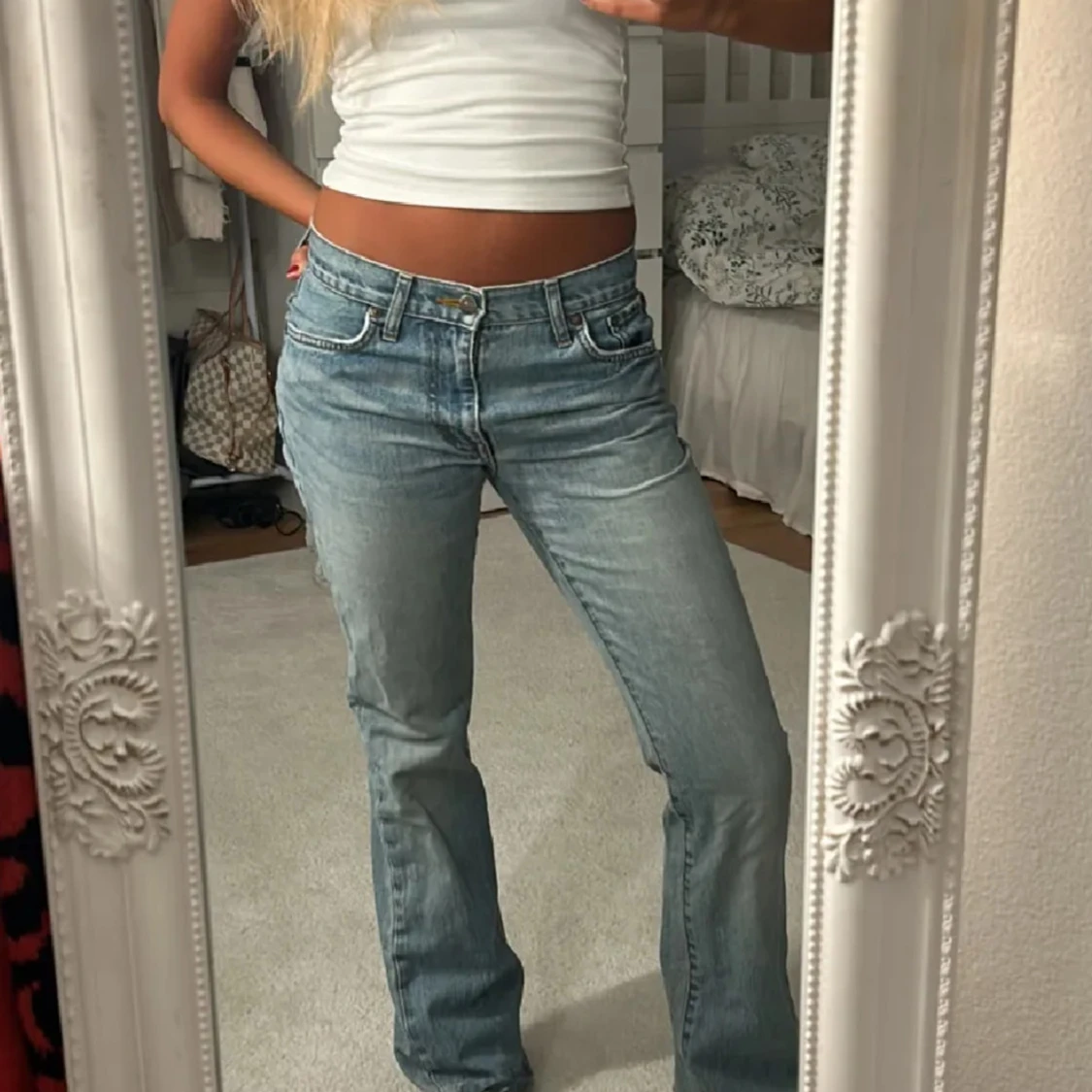 Lågmidjade jeans - 90