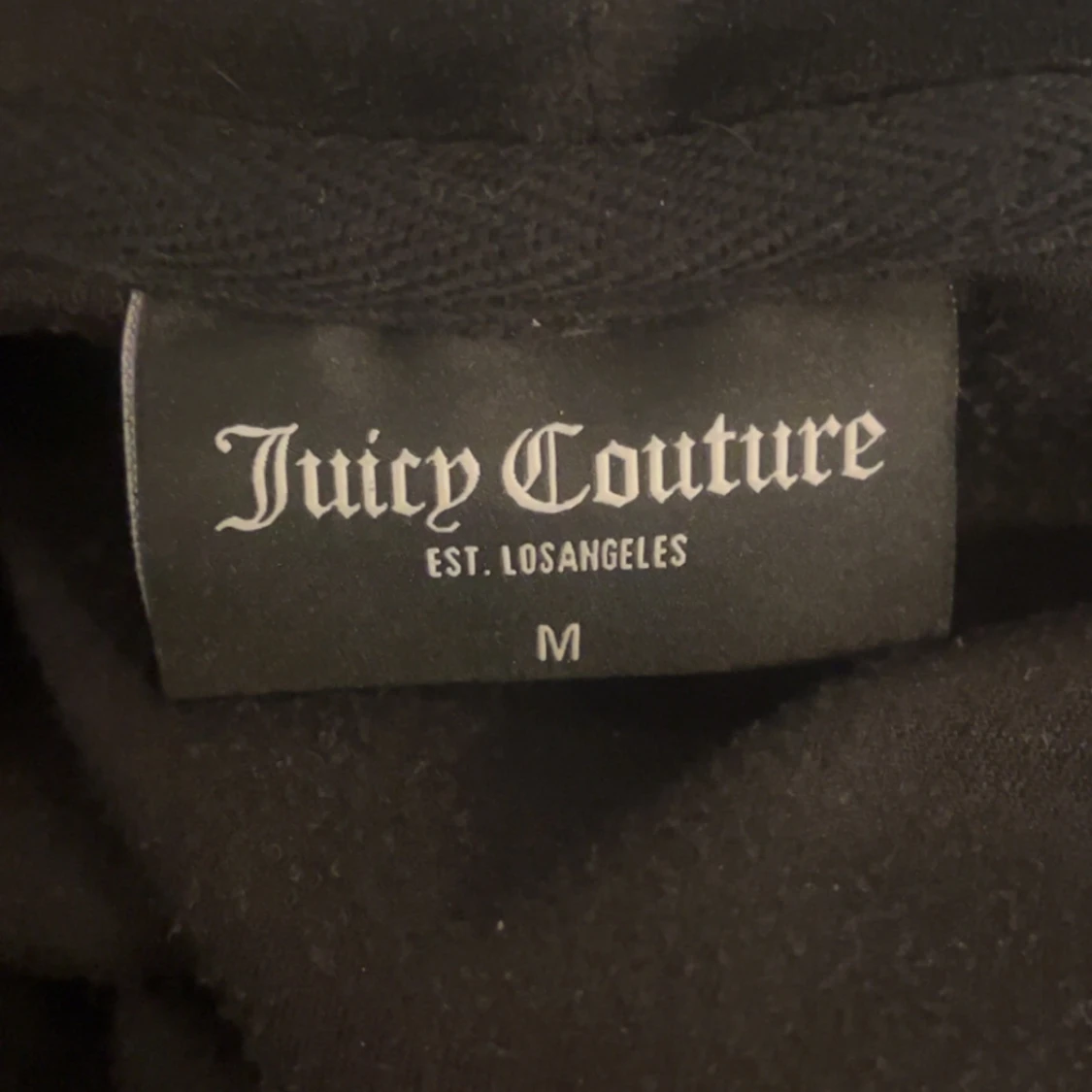 Svart zip hoodie från Juicy Couture - 92