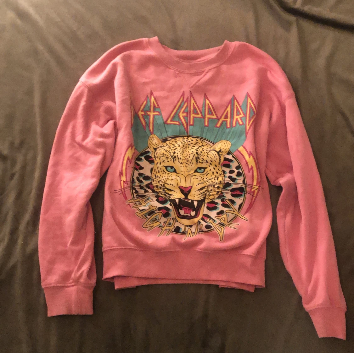 Rosa Def Leppard sweatshirt pink