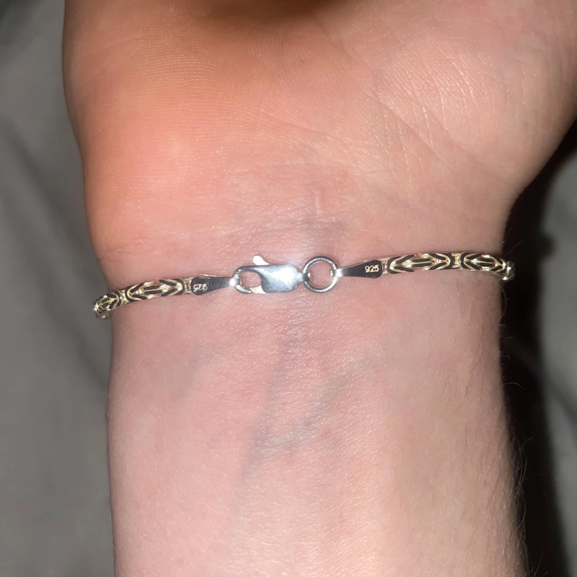 Äkta silver armband - 90