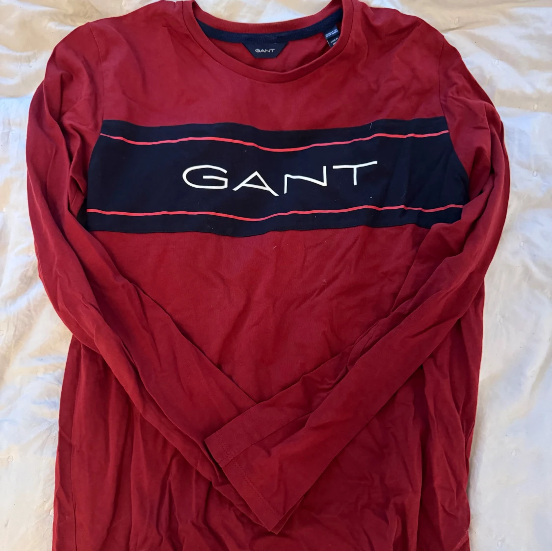 Röd långärmad tröja från GANT