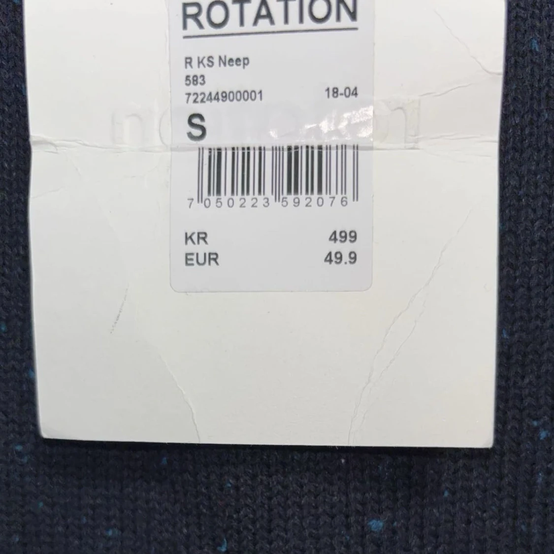 Mörkblå tröja från Rotation - 90