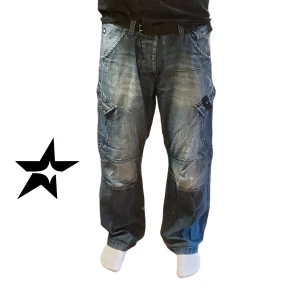 Y2k 90s Baggy Jeans - Sjuka vintage baggy byxor som passar M-L (även S extra baggy)! Skicka gärna frågor och bud på DM såklart ‼️