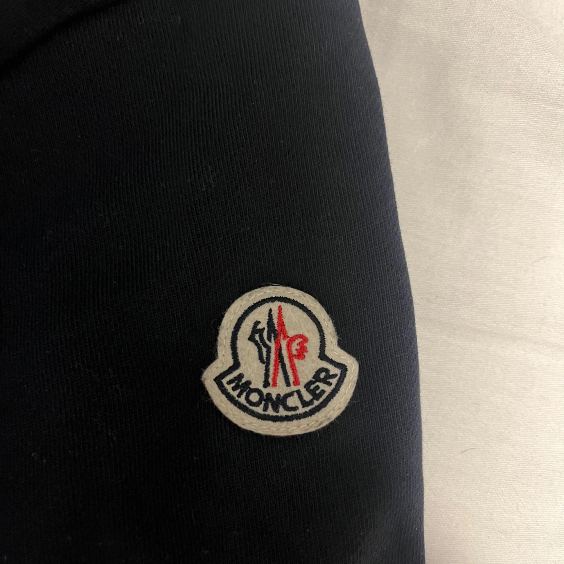 Mörkblå zip hoodie från Moncler - 90