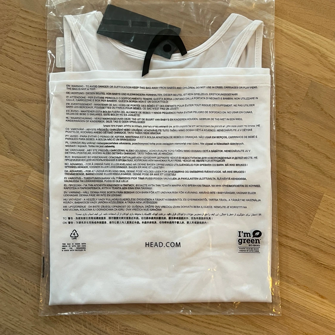 Vit linnetopp från Head - Dam - 92