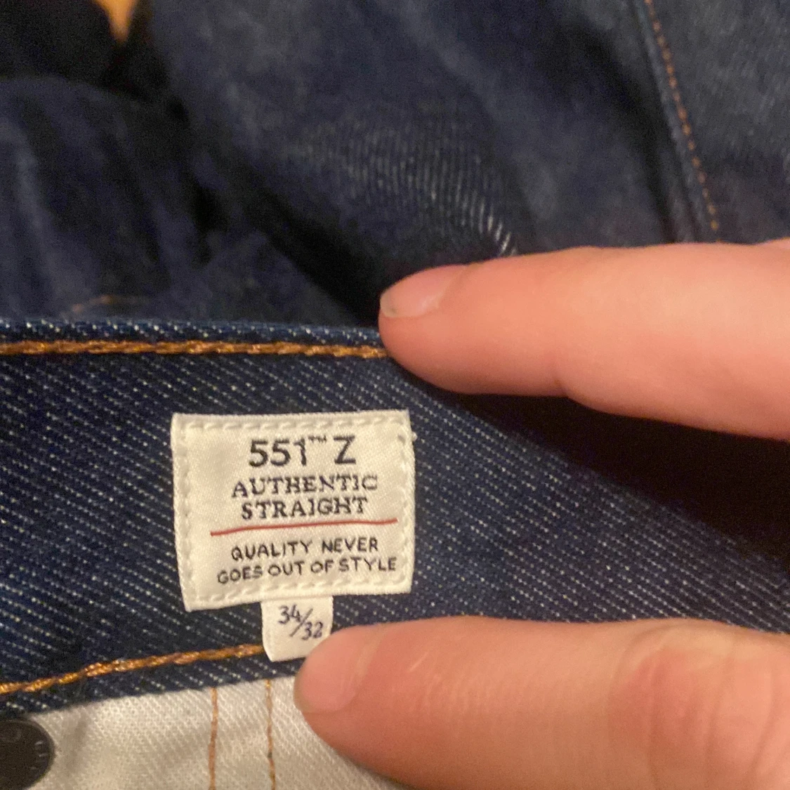 Mörkblå jeans från Levi's - 92