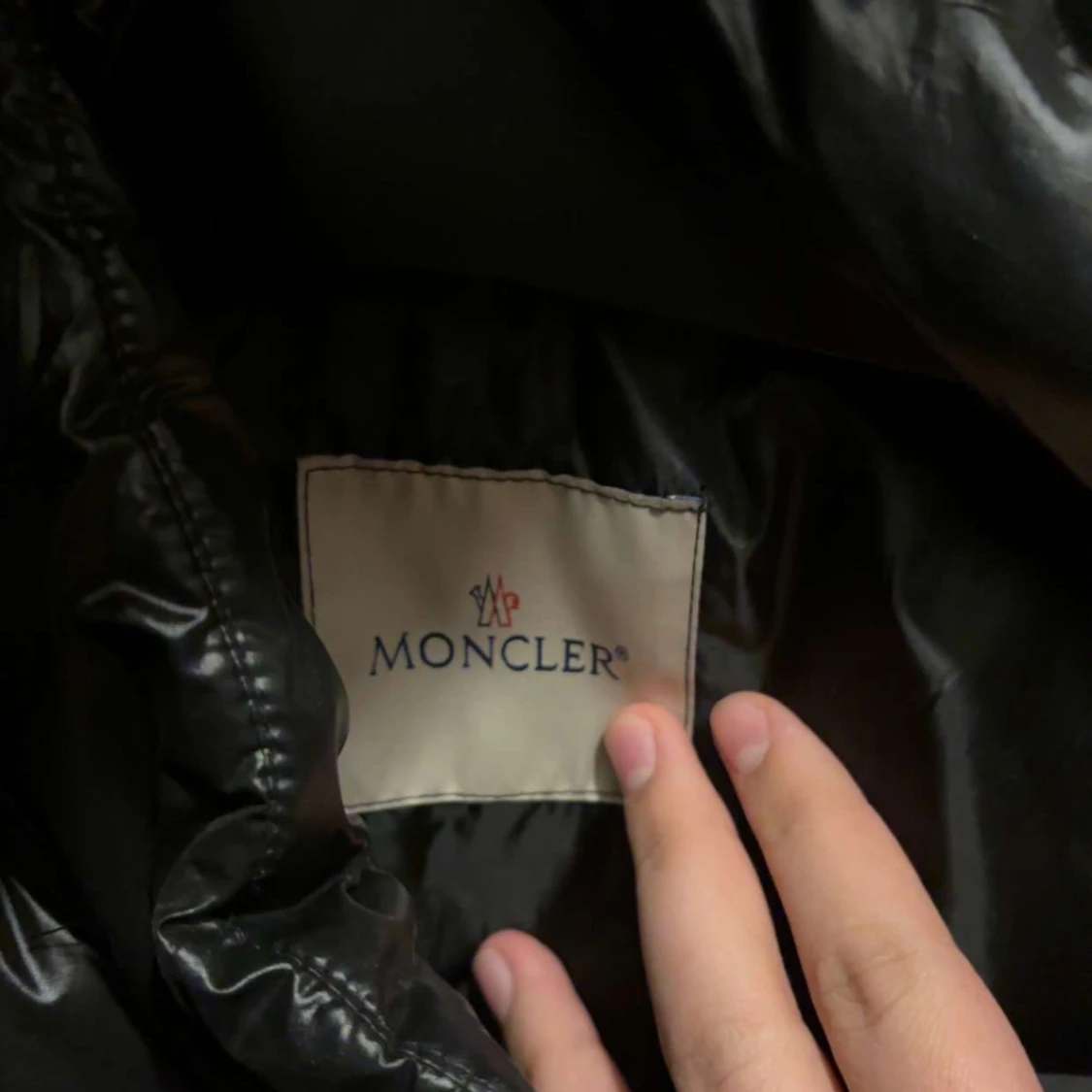 Svart moncler puffer väst med NFC - 91