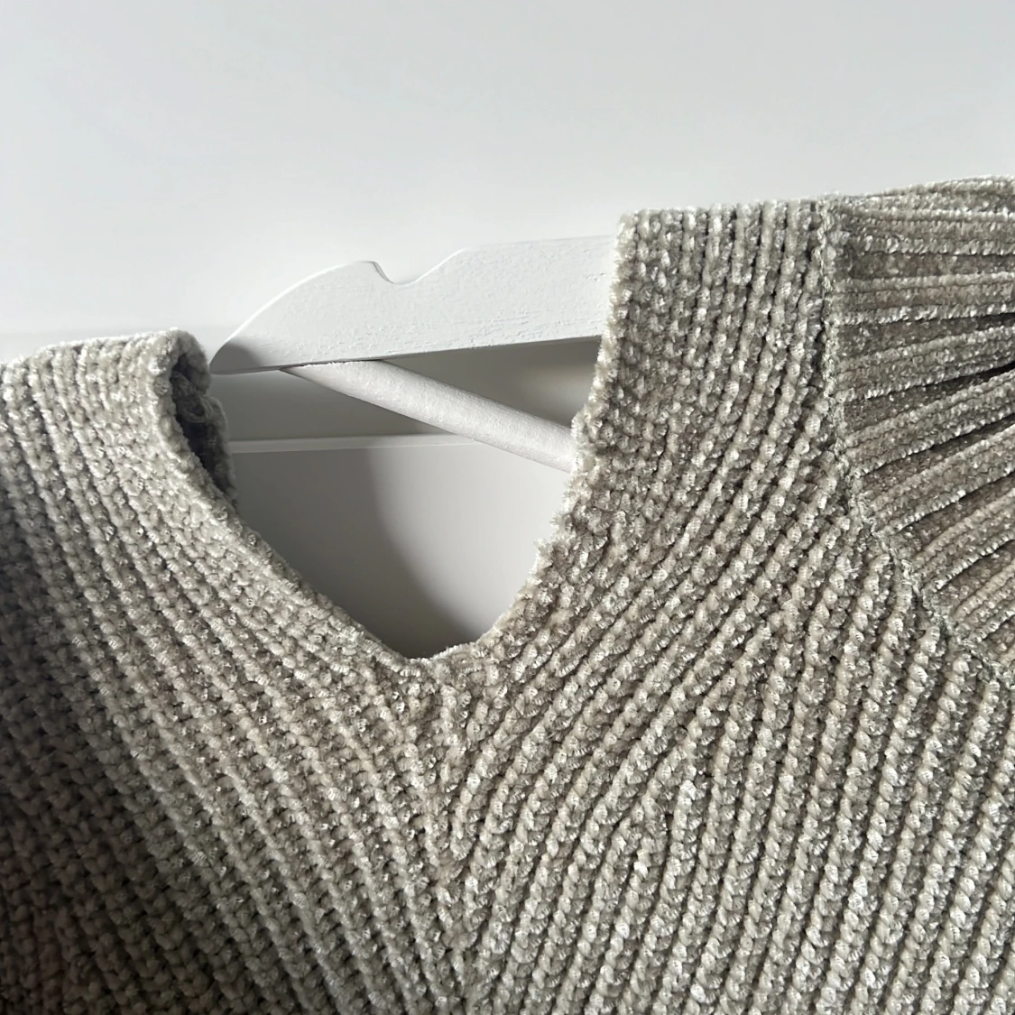 Grön stickad tröja från H&M - 92