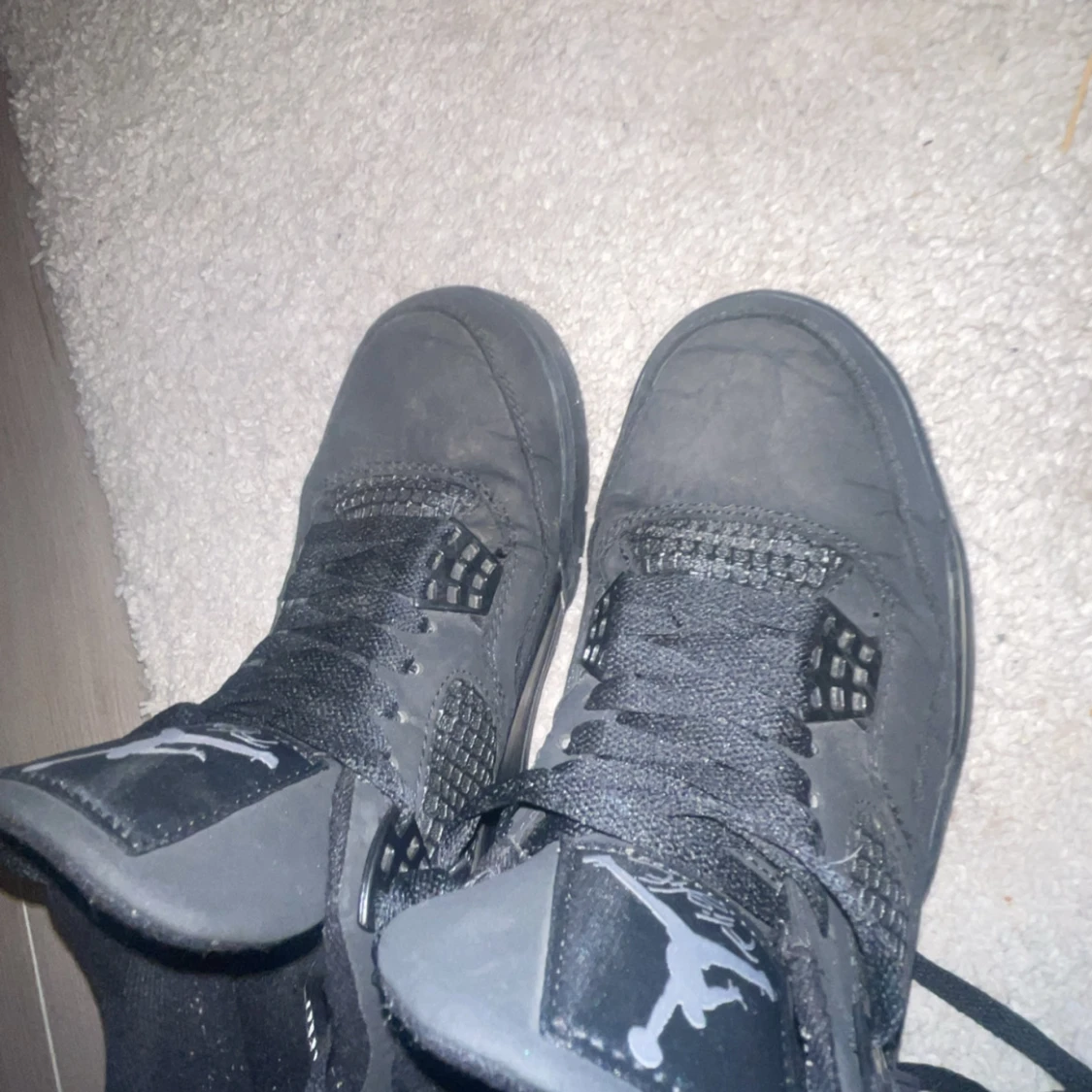 Svarta Nike Black Cats | Jordan 4a - 91