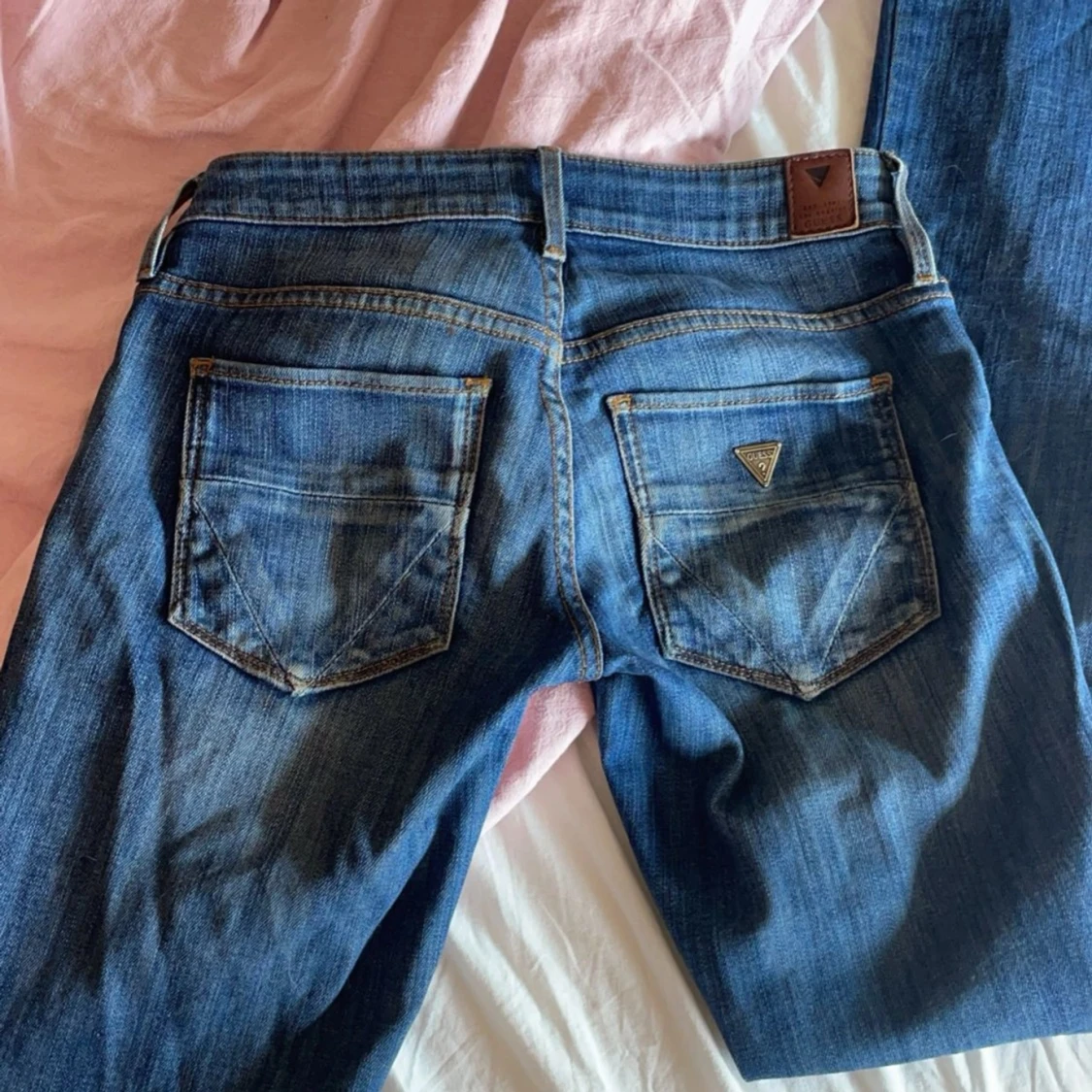 lågmidjade jeans - 90