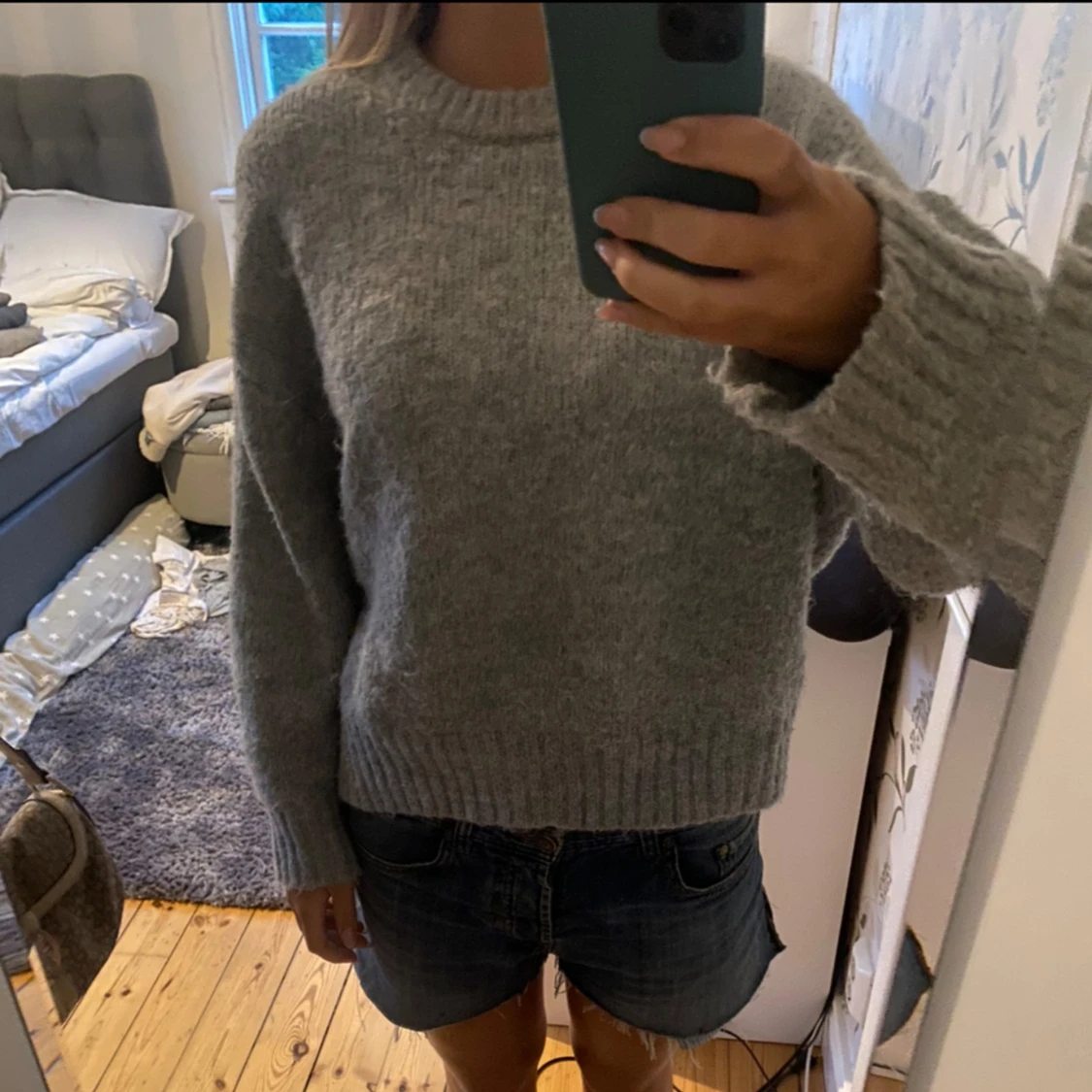 Mysig stickad tröja - 91