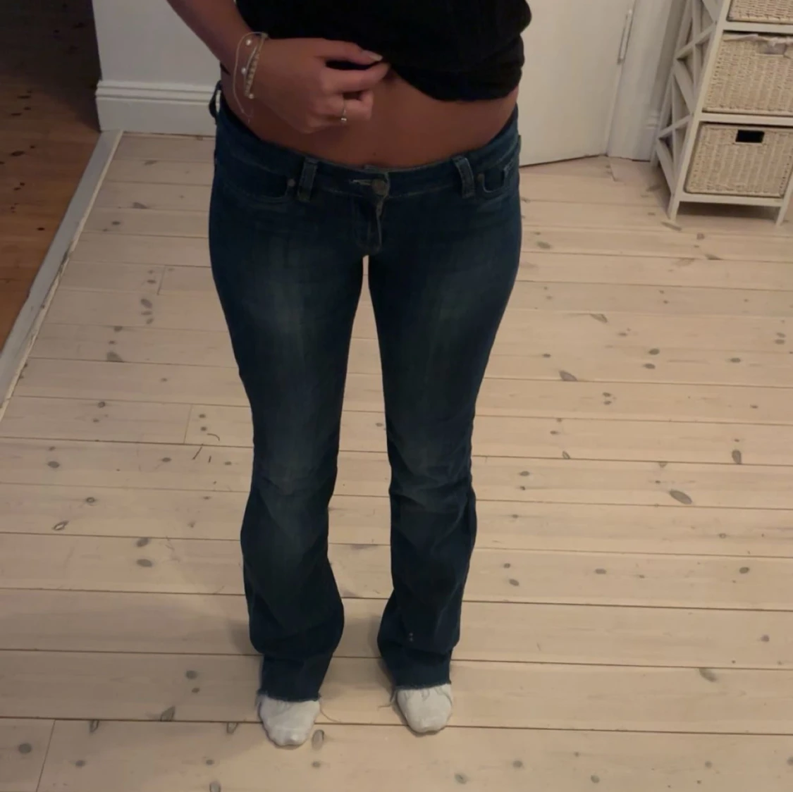 Lågmidjade jeans  - 92