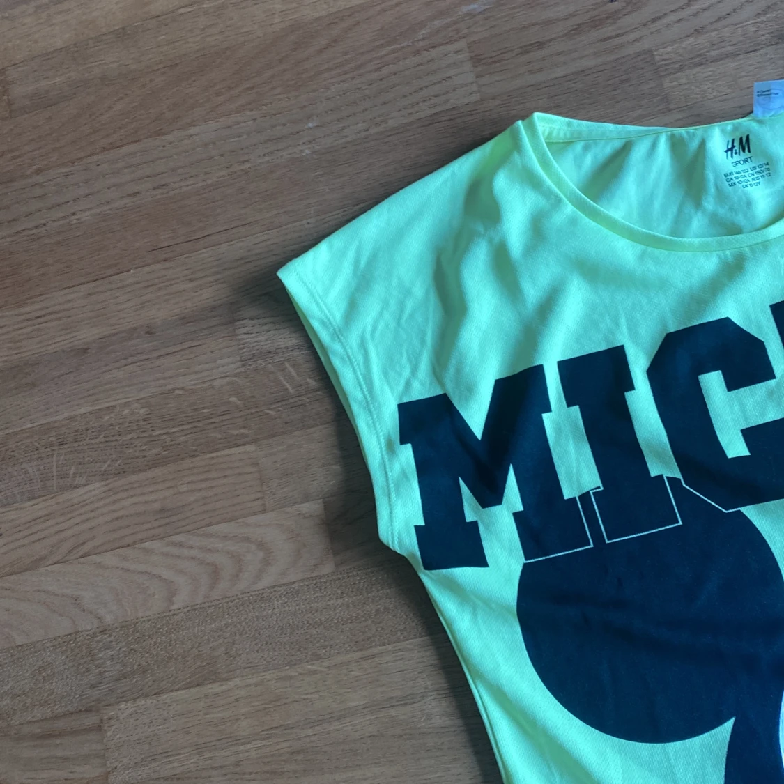 Neon grön Musse pig tränings tröja - 91