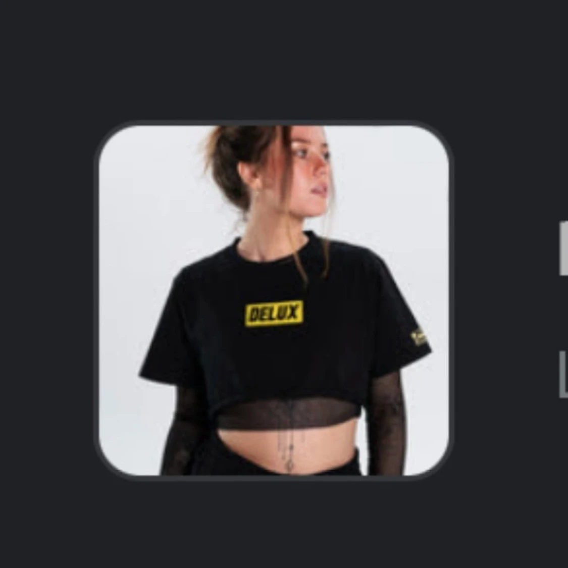 ODZ/DELUX Crop Top - 90