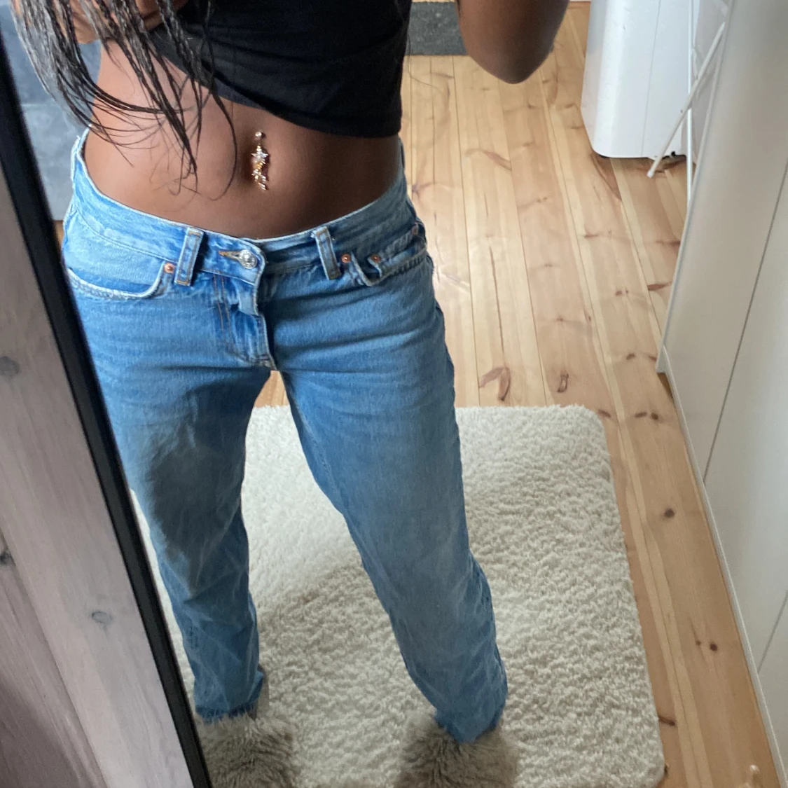 Lågmidjade jeans
