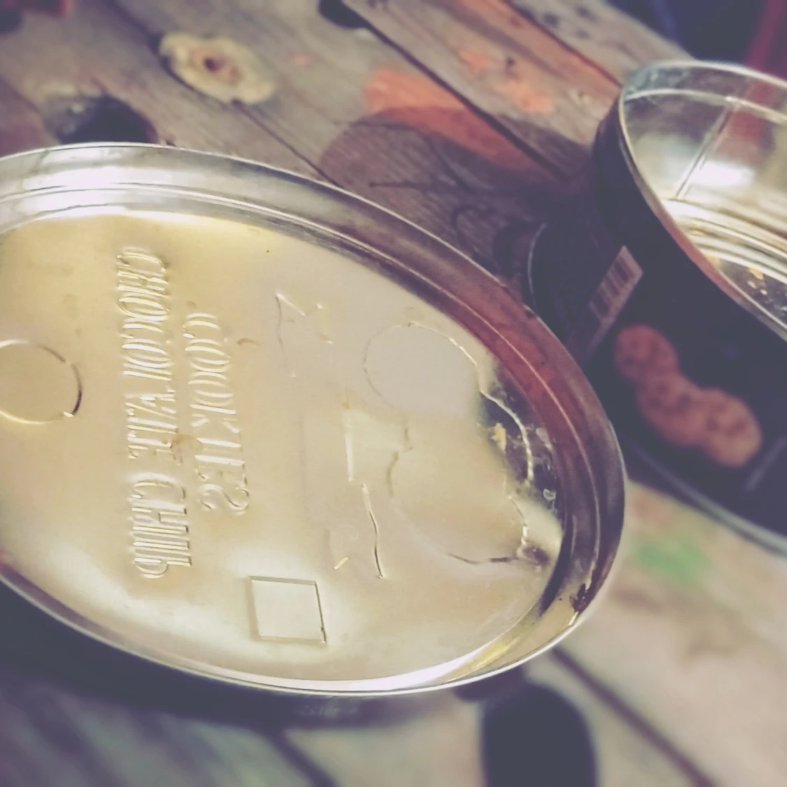 Vintage kakburk i plåt - 2