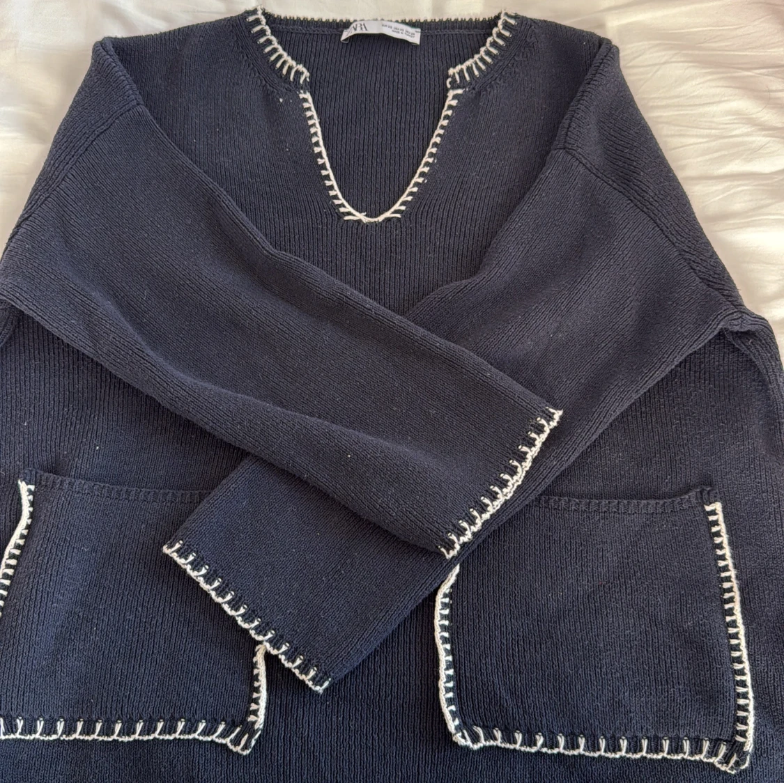 Mörkblå tröja från Zara - 1