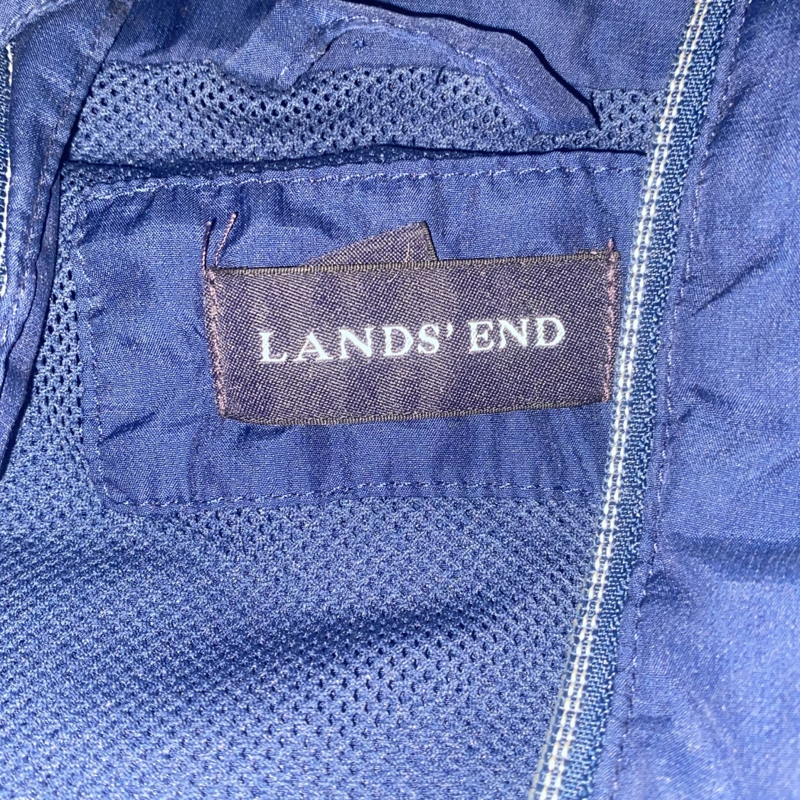 Blå vindjacka från Lands' End - 1