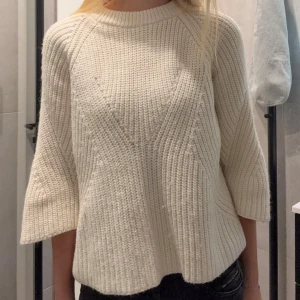 Stickad tröja - Superfin stickad tröja med trekvartsärmar❤️ storlek xs men passar även s och en liten m❤️