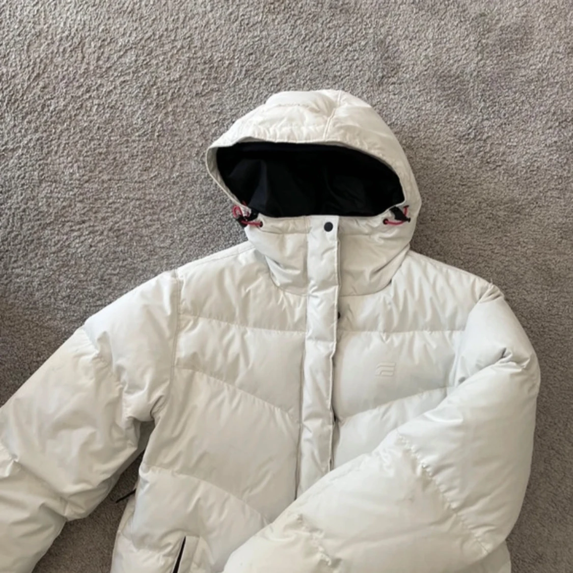 Vit vinterjacka  - 90