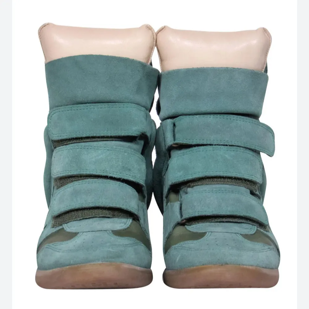 Grön/blå sneakers från Isabel Marant i storlek 38. Skriv för egna bilder.. Kengät.