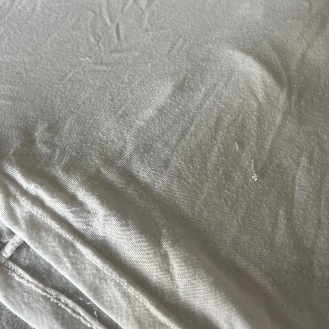 Vit oversized v-neck Brandy Melville - 92