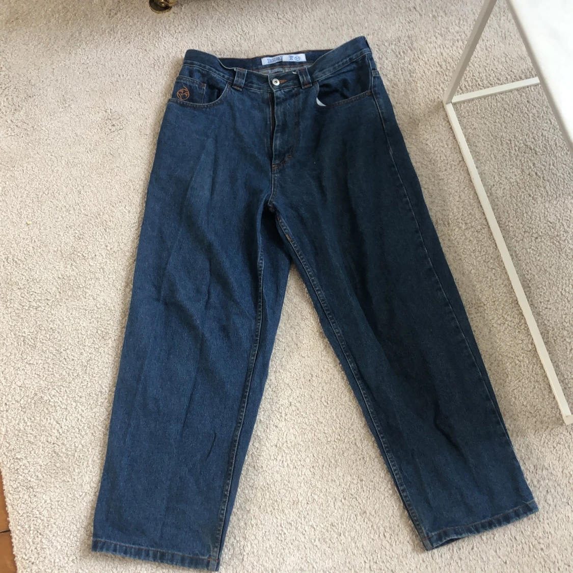 Mörkblåa baggy jeans från big boy