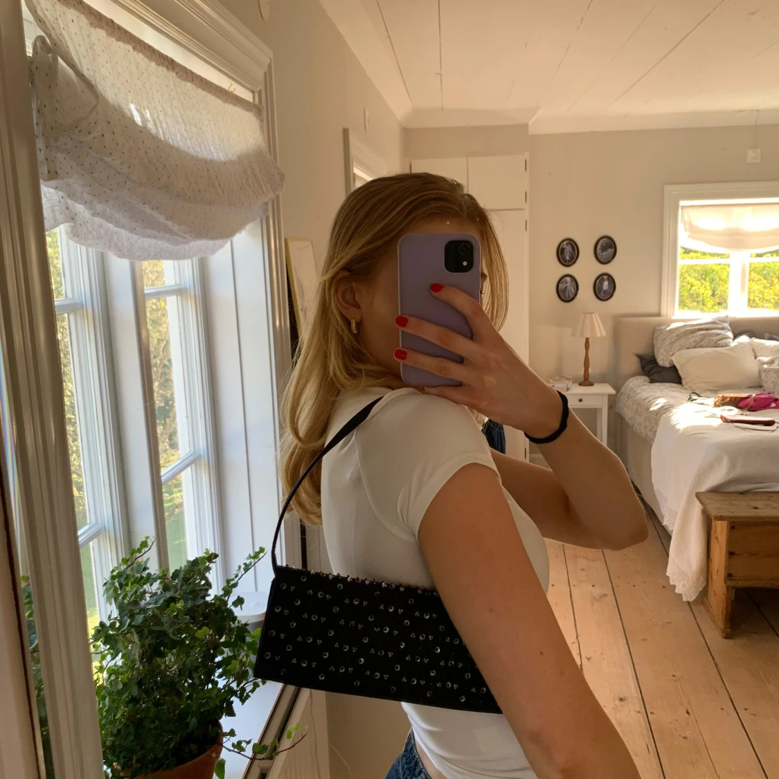 Svart axelväska  - 91