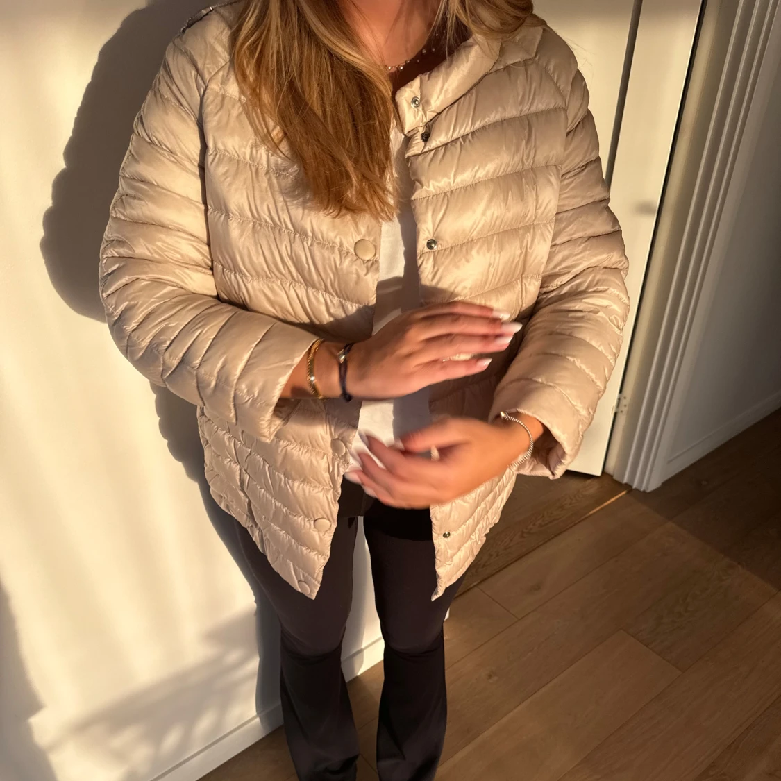 Jacka med trekvartsärm