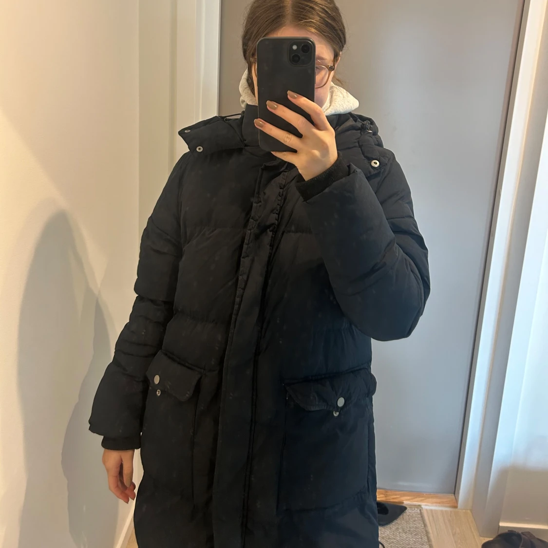 Lång vinterjacka  - 91