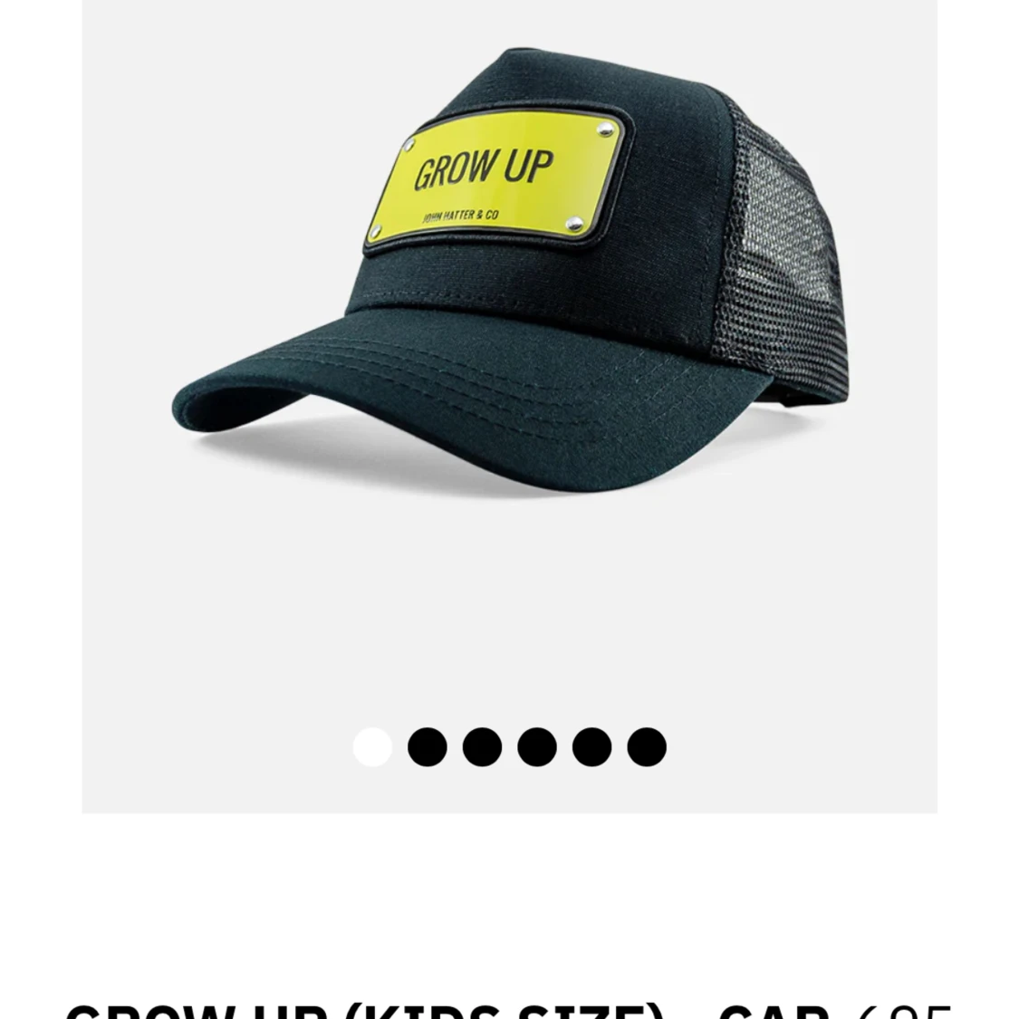 John hatter ”GROW UP” (KIDS SIZE) oanvänd  - 92