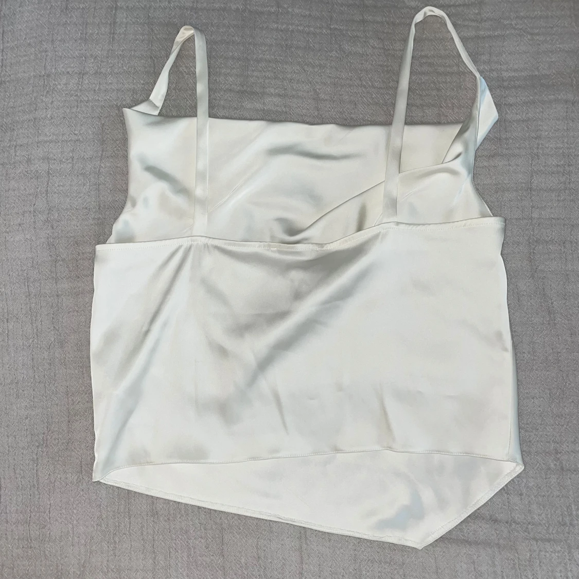 Vitt sidenlinne Zara - 90