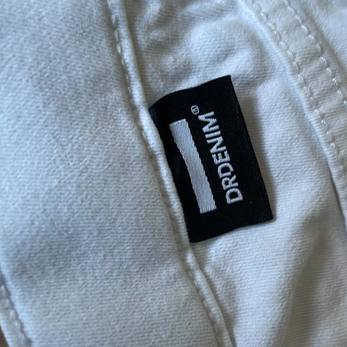 Vita lågmidjade jeans från drdenim - 92