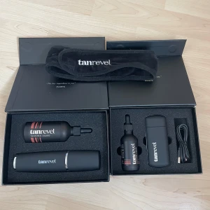 Tanrevel - Tanrevel paket. Endast testad 2-3 gånger men har väldigt känslig hy så blev inte så bra. Orginal pris 2187kr. Mitt pris 1200kr. Frakt tillkommer, men priset kollas upp vid köp ❤️ hör av dig vid frågor