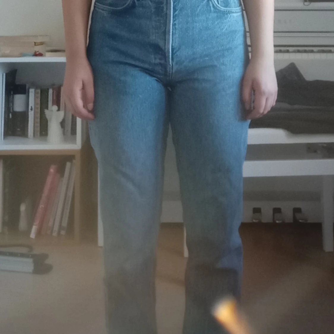 High Waist Straight Jeans - 92