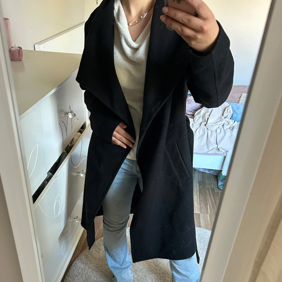 Svart långkappa - 90