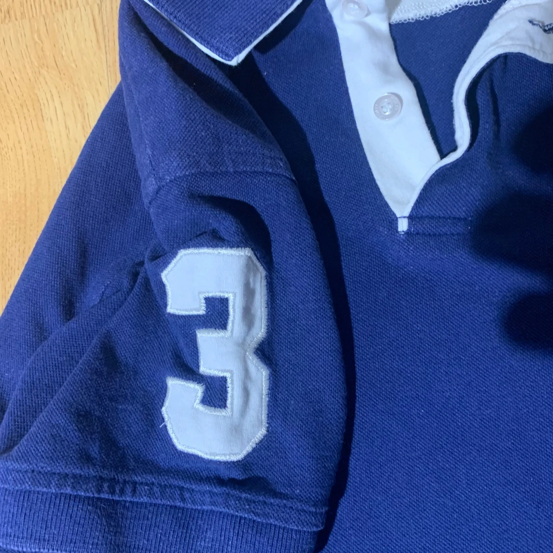 Blå pikétröja från Ralph Lauren - 4