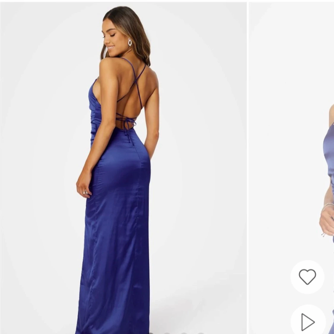 Mörkblå balklänning  - 1