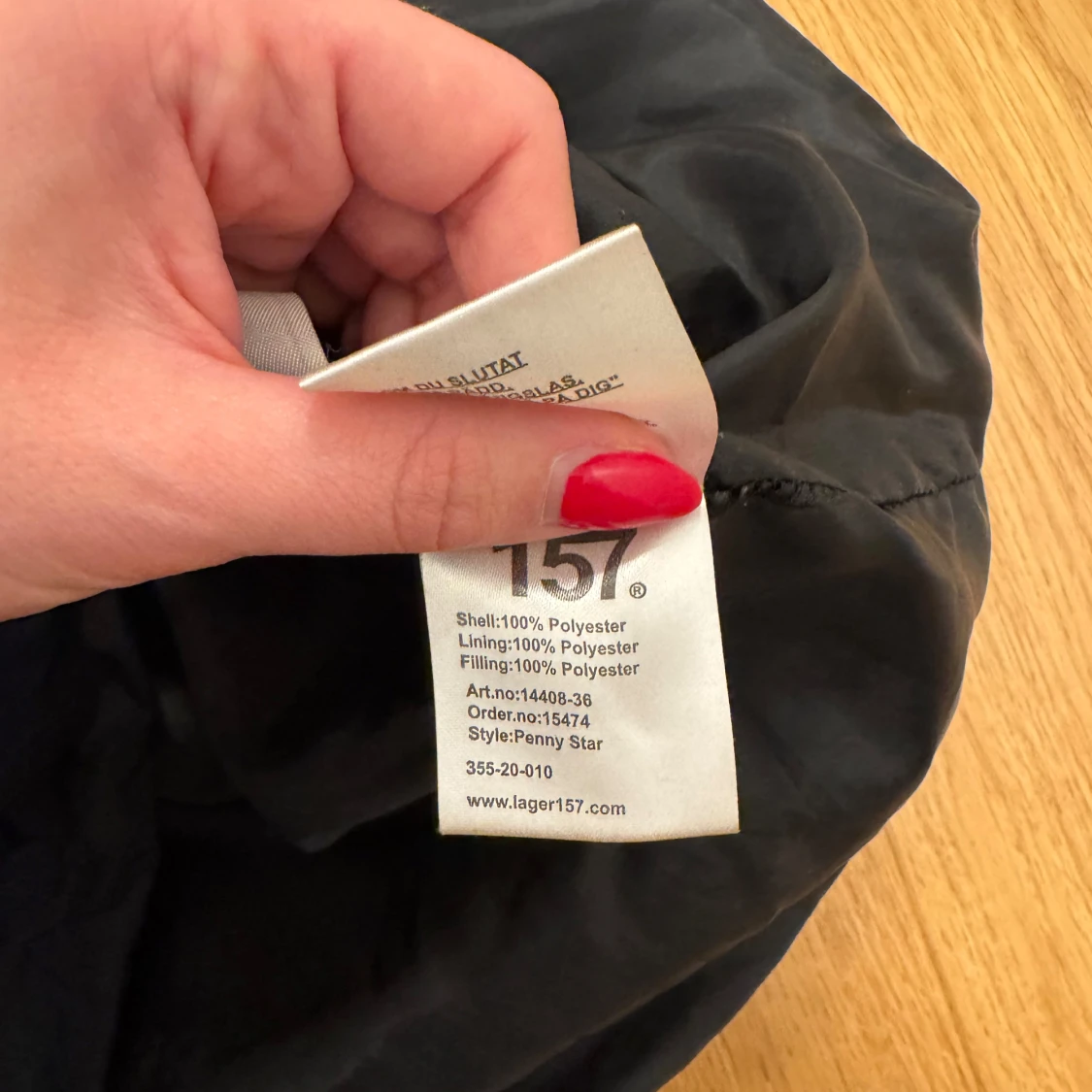 Svart dunjacka från Lager 157 - 3