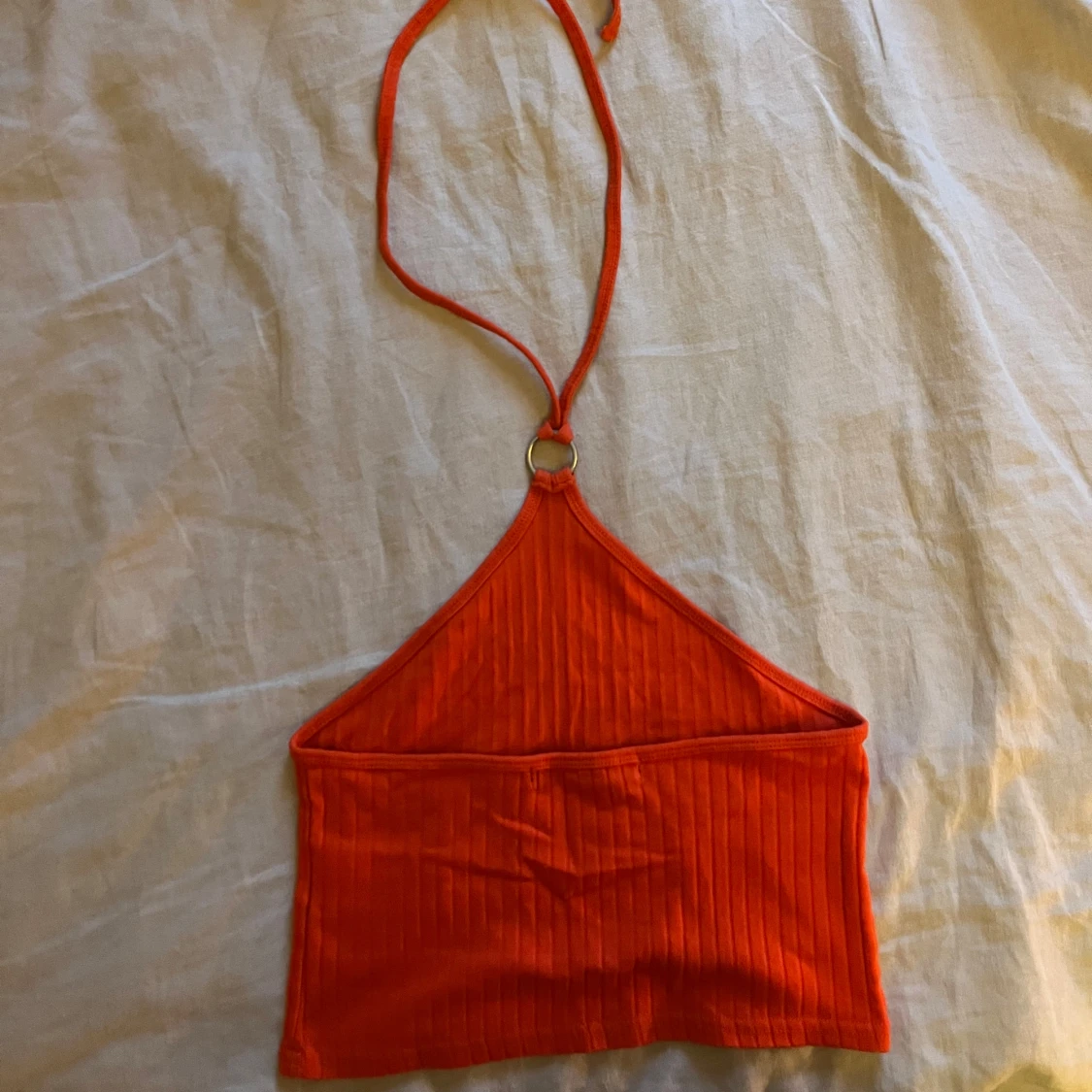 Orange ribbad topp - 3