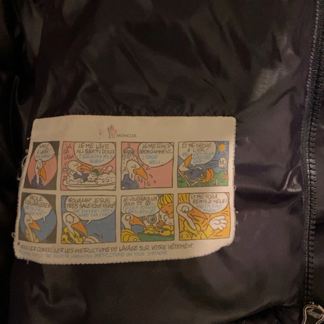 Mörkblå Moncler Maya - 3