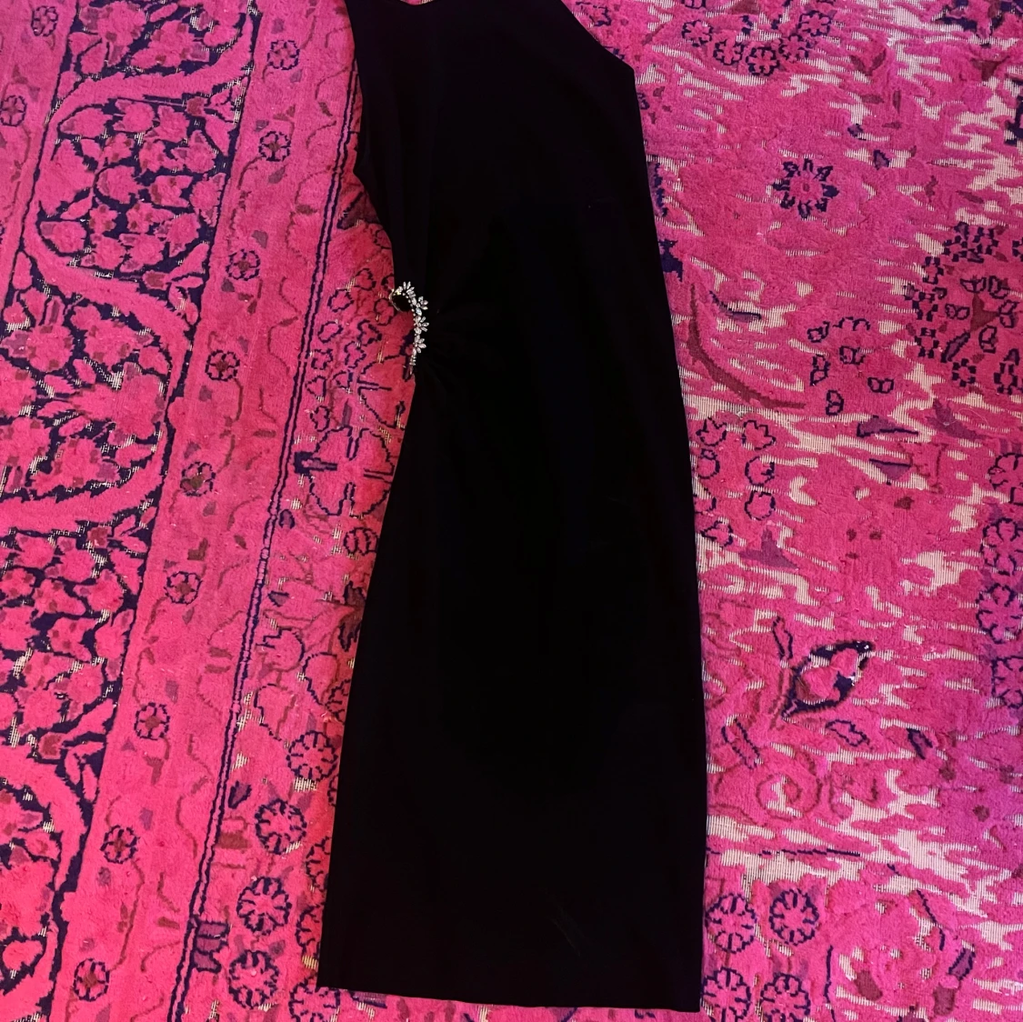 Stickad klänning med diamanter Zara  - 3