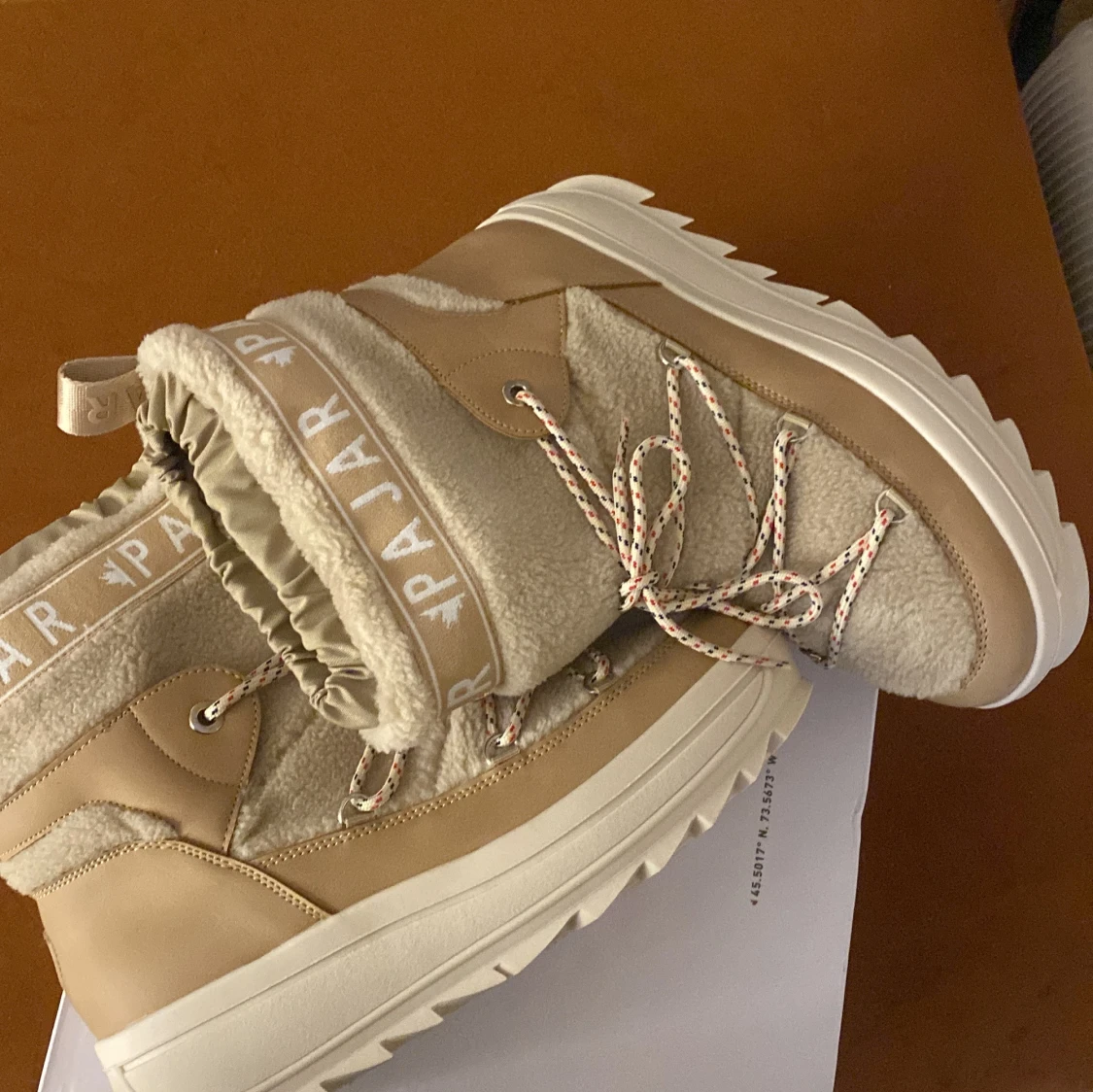 Beige vinterboots från Pajar - 2