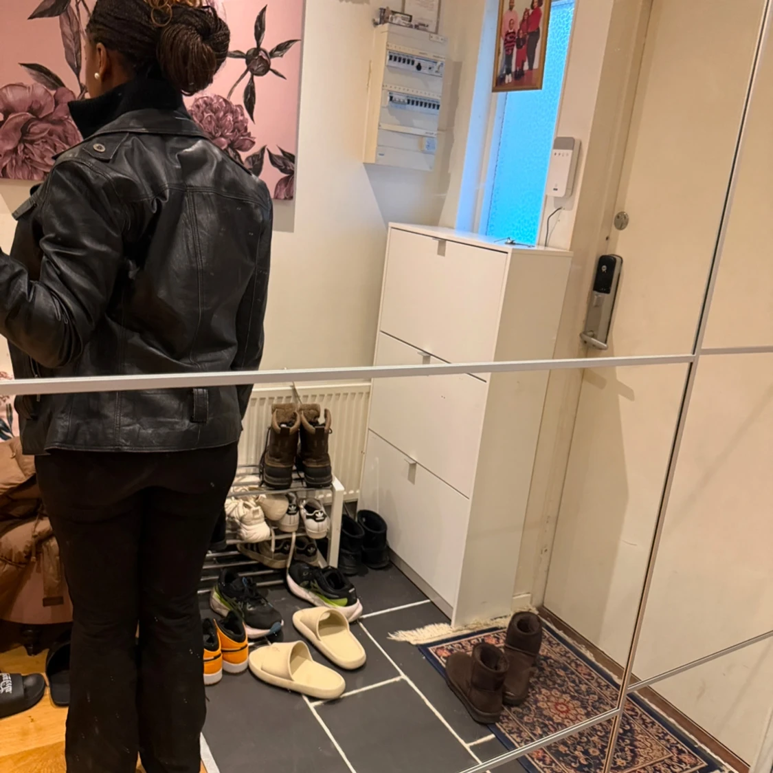 Svart skinnjacka - 2