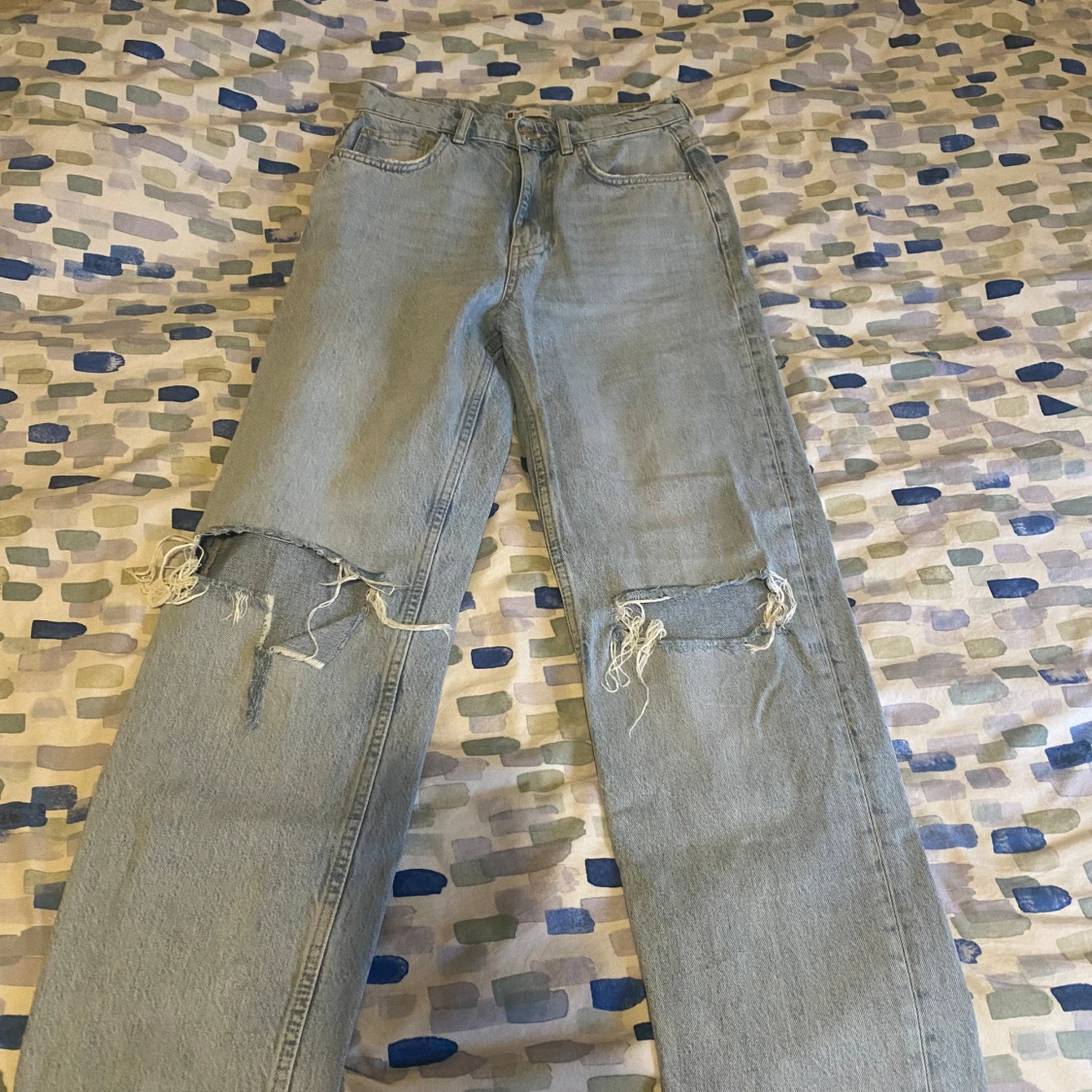 Blåa jeans från Gina tricot 
