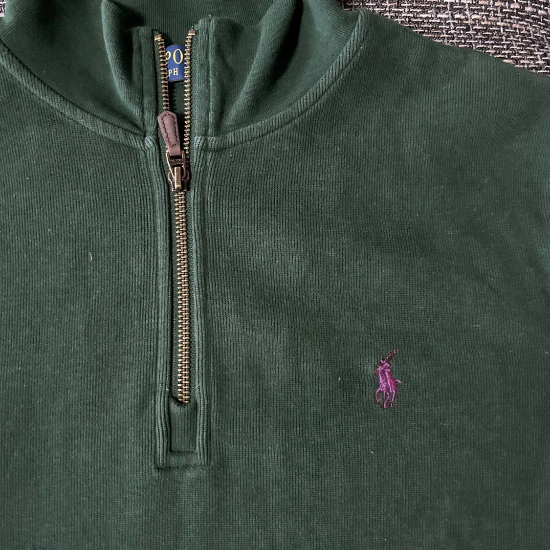 Grön tröja med dragkedja från Ralph Lauren - 2