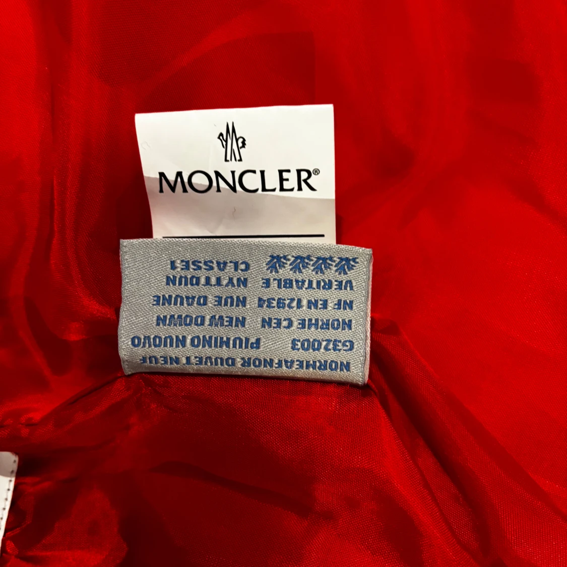 Röd moncler väst - 4